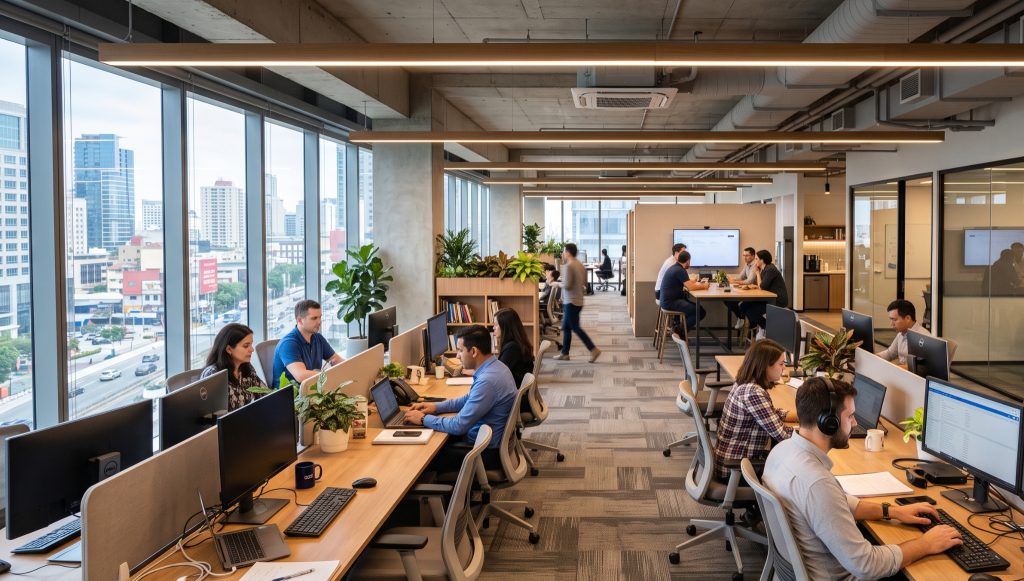 An office interior